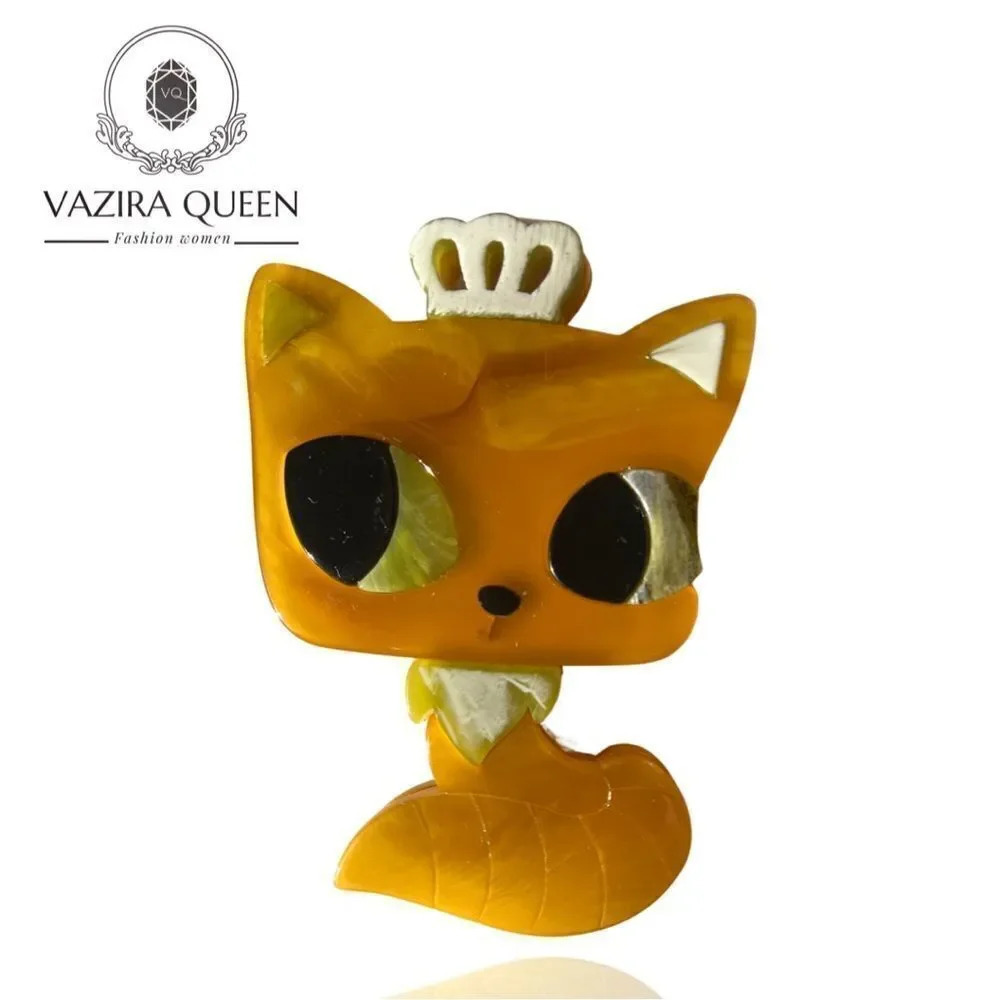 VQ Cat Brooch